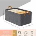 Large foldable storage Bins with Lids