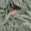 2 Pcs 6FT Norfolk Pine Garland (12FT Total): Real Touch Artificial Christmas Greenery with 120 Branches, Premium Decor for Mantle, Table, Wall, Indoor/Outdoor(Dark Green)