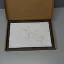 Koville African Natural Marble Cutting Board for Kitchen Pastry Bread, 12" x 8" Genuine Marble Cheese Board Stone Tray for Counter, Bathroom Perfume Tray Jewelry Candle Plate (Namib Fantasy)