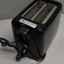 Elite Gourmet ECT1027B Cool Touch Toaster with 6 Temperature Settings & Extra Wide 1.25" Slots for Bagels, Waffles, Specialty Breads, Puff Pastry, Snacks, ETL Certified, 2 Slices, Black