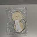 PATIKIL 1/2" Wide 6 Feet 100% Cotton Flat Wick, 2 Rolls Oil Lamp Wicks with Black Stitch for Kerosene Lamp Lantern Oil Burner