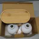 Hexagram Christmas Soap Dispenser Set of 2, Christmas Kitchen Decor, Xmas Gnome Snowman Glass Soap Dispenser for Home Indoor Decorations, Xmas Refillable Lotion Essential Oil Dispensers with Pump