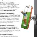 Upgraded Magnetic Golf Cart Phone Holder, [Tri-Fold+All Alloy] Golf Gifts for Men Him Golfers Father, 2026 Golf Cart Accessories Compatible with MagSafe iPhone 17-12 for Club Car, EZGO, Yamaha