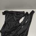 Atyfuniby One Piece Jumpsuits for Women - Sexy Off The Shoulder Twist Front High Waisted Bodycon Rompers Club Night Outfits, S