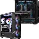 Cooler Master TD500 Mesh High Airflow ATX Mid-Tower Case, 4 CF120 ARGB Fans Included, Polygonal Mesh Front Panel, Tempered Glass, 360mm Radiator Support, RTX 5090 & RX 9070 XT Compatible