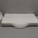 Derila Cervical Queen Size Pillow for Sleeping - Support Pillow for Side, Back, Stomach Sleepers - Contour Best Bed Pillows for Sleeping (1 Pillow | White)