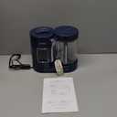 Cuddlebaby Baby Food Maker, Baby Food Processor with Silicone Spatula, Baby Food Blender, Auto Cooking & Grinding, Steam Cook and Blender, Touch Screen Control, BPA Free, Blue