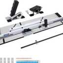 32" Mat Cutter for Framing Aluminum, Mat Board Cutter with Adjustable 45° Bevel & 90°Straight Heads, Left & Right Handed Picture Frame Tool, Complete DIY Kit