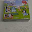 Bluey Keepy Uppy Game. Help, Bingo, and Chilli Keep The Motorized Balloon in The Air with The Character Paddles for 2-3 Players. Ages 4+