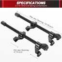 14" Coil Spring Compressor Tool | Heavy Duty Suspension Strut Remover Installer Tool Kit Macpherson Coil Spring Compressor Automotive Strut Spring Compressor with 2 Steel Jaws
