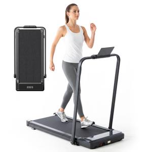 OLIXIS 3-in-1 Walking Pad Treadmill for Home Office
Portable Walking Pad under Desk, Low Noise Lightweight Treadmill with LED Display, Remote Control