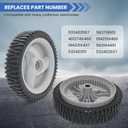 194231X460 Front Wheels For 583719501 917370441 917370432 194231X427 532403111 917370601 917370431 401274X460 Compatible with Craftsman HU 8" X1-3/4 Self Propelled Wheel Lawn Mower