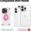 KCJ Compatible with iPhone 15 Pro Case with[2×Screen Protectors+1xCamera Lens Protector][Ring Stand] Tough Rugged Heavy Duty Case for iPhone 15 Pro 6.1"