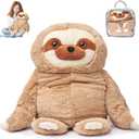ODOXIA Big Weighted Animals for Anxiety 5lb Sloth | Stuffed Weighted Plush for Kids, Adults | Weighted Stuffed Animals | Weighted Plushies | Weighted Plushie