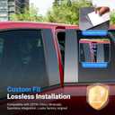 B Pillar Molding Trim Compatible with 2019-2026 Chevy Silverado