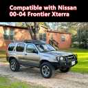 4pcs Silver Wheel Hub Center Cap Compatible with Frontier Xterra 00-04 16in 40315-7Z100