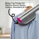 Travel Steamer for Clothes, 1200W Handheld Garment Steamer & Iron 2-in-1, 15s Fast Heat-up Portable Steam Iron with Large Ceramic Panel, 120V Mini Ironing Machine for Home, Travel and Business(Red)