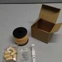 Y-Axis Roll of 60 Yards 2.0mm Light Gold Braided Nylon Lift Shade Cord with 6 Pack White Wood Cord Knobs + Soft Tape