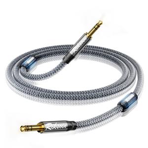 Aux Cord 10ft,3.5mm Audio Cable with Magnetic Ring Supports[Hi-Fi,Shielded] 3.5mm Male to Male AUX Cord for Car,Headphones,Home Stereos,Speaker