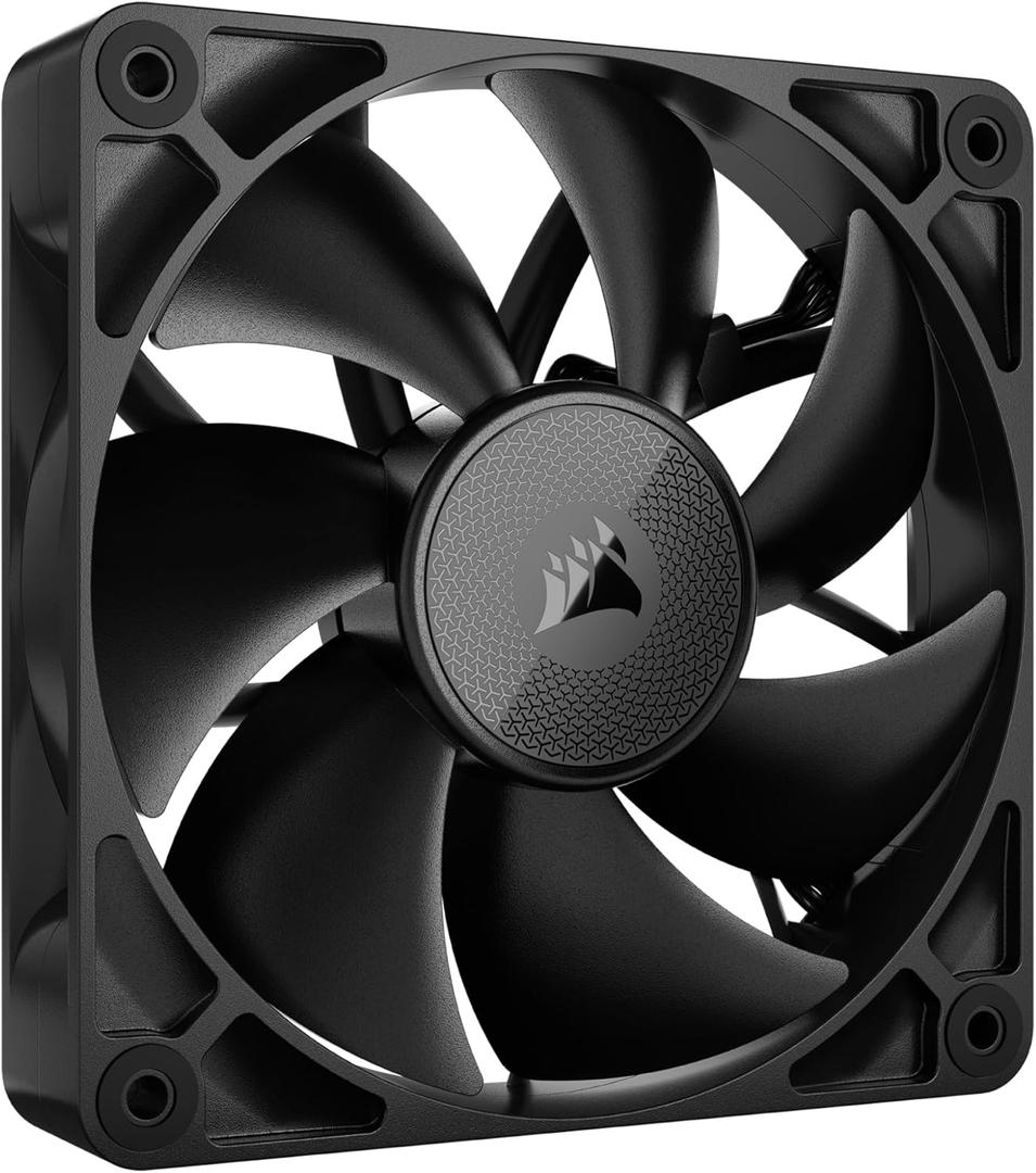 CORSAIR iCUE Link RX120 120mm PWM Fan - Magnetic Dome Bearing - Single Fan - Black