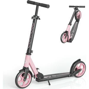 Kick Scooter for Kids 5-12, Teens, Adults, CPSC Certified Foldable Lightweight Sport Scooter with 8 Inch Wheels, Max Load 240 LBS, Gift for Childs