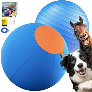 Happypaw 3.0 Upgrade 25'' Herding Ball for Dogs Enhanced Chew Resistance & Heavy-Duty Material, Dog Toy Agility Equipment for Australian Shepherds, Collies, Includes 5 Repair Patches