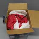 Joiedomi 5.5 FT Tall Christmas Inflatables Outdoor Decorations Hanging Santa with Gift Bag, Christmas Blow Up Climbing Santa Yard Decoration with Build-in LED for Xmas Party, Garden, Lawn Decor