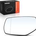 A-Premium Left Driver Side Mirror Glass with Backing Plate Compatible with Honda Accord 2013 2014 2015 2016 2017 - Exterior Side View Flat Mirror, Power Heated