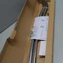 Bath Bliss Curved Shower Rod | Adjustable 42"-72" Inch | Bathroom Shower Curtain and Liner Rod | 33% More Space | Wall Mounted | Easy Installation | Chrome