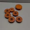 WA0007 50022833 Compatible with Worx WG116 WG118 WG119 WG124 WG183 Corded Electric String Trimmers and Cover ,Replacement Edger Refills Parts Auto-Feed Spool Line 2*16ft 0.065'' 7Pack(6 Spools, 1Cap)