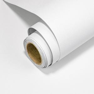 White Peel and Stick Wallpaper A Set of 23.6”x 236” Matte White Self-Adhesive Removable Contact Paper Solid Color Waterproof Vinyl Roll for Cabinets Furniture Renovation Bedroom Wall Covering