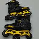 LIKU Unisex Fitness Inline Skates (Men 8.5/Women 9.5, Gold)