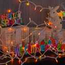 Dazzle Bright 100 Count 20FT Easter Mini String Lights, Incandescent White Wire Fairy Lights with UL Certified Easter Decorations for Indoor Outdoor Yard Party Patio Home Decor