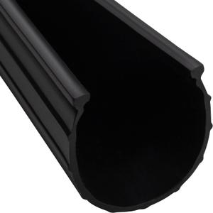 Garage Door Weather Stripping Bottom Rubber Seal Replacement for Wayne Dalton Garage Door Bottom Seal 154448 Fit for Wayne Dalton 8000 and 9000 Series Foam Core 18 Feet Wide Doors (Black)