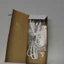 Recessed Power Strip USB, 20W Fast Charging Furniture Outlet - 2 AC & 3 USB (2 USB-C + 1 USB-A) for Desk, Bedside, Drawer, Conference Table - Space-Saving, Easy Install, 6FT Cord, White