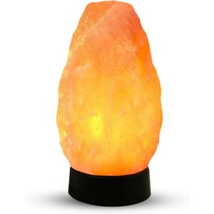 Himalayan Salt Lamp Multicolor with USB & Plastic Base  Hand-Carved Himalayan Salt Lamp for Home, Office, and Dorm Decor | LED Multicolor Salt Lamp for Relaxation, Ambiance, and Air Purification