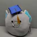 Squishmallows Original 12in Lemus The Grey Elephant with Graduation Cap  Official Jazwares Plush (Medium-Sized)