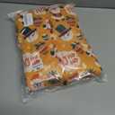 ANGELGGH Matching Family Christmas Onesie Pajamas, Cute Vacation Print One Piece PJs, Hooded Holiday Loungewear with Pockets (Women, XL, Yellow Ho) (Yellow, XL)