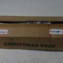 4ft Lighted Artificial White Christmas Tree with Light, Small Artificial Xmas Tree, Not Pre-lit White Pine mini Trees with Lights for Home, Office, and Xmas Party Decor, White