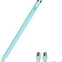 Dual-Tip Stylus Pen for Samsung Galaxy Tab A9+ Android &for iPad 10th&9th Tablets Pencil (Blue)