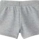 Little Planet by Carter's Boy 2-Pack Shorts Made with Organic Cotton, Grey, Black, 9M