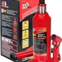 BIG RED 8 Ton (16,000 LBs) Capacity Hydraulic Welded Bottle Jack, TAM90803B