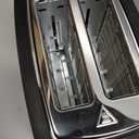 Toaster 2 Slice Wide Slot Toaster Best Rated Prime Displav Smart Toasters with LCD Digital Countdown Timer and Bagel/Defrost/Cancel/Reheat Function (Black)