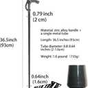 Walking Cane for Men & Women - Heavy Duty 500+ lbs Capacity, Gothic Cane with Ornate Design, Decorative Goth Metal Ergonomic Handle Cane, Black & Silver Snake Walking Stick for Senior Gift