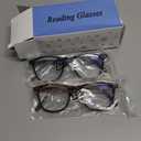 Blue Light Blocking Glasses, Blue Blocker Computer Glasses for Men Women, Anti-Glare 400 UV & Eye Strain Fake Square Glasses, Tortoise + Black