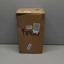 TIPGO Bathroom Trash Can with Lid, 10 Liter/ 2.6 Gallon Slim Garbage Can, Small Trash Bin Waste Basket with PopUp Lid for Kitchen, Bedroom, Living Room, Office (2 Pack, Black)