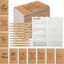 Tellingyou 60 Pcs Employee Appreciation Gifts Weekly Planners Pen,Kraft