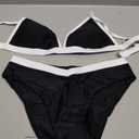 SUUKSESS Women Triangle High Cut Bikini Sets Sexy High Waisted 2 Piece Swimsuit, M