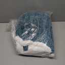 Electric Heated Blanket Full Size 72"x84" - Dual-Sided with Microplush & Sherpa Fabric, 4 Heat Settings & 10 Hours Auto Off, Machine Washable - Teal