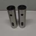 Salt and Pepper Grinder Set Electric,Rechargeable Salt and Pepper Shakers Stainless Steel with USB C Dual Charging Base,Upgraded Large Capacity,Adjustable Coarseness,LED Light,Ideal for Mom